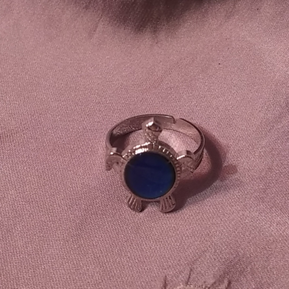 Sizeable good quality turtle mood ring